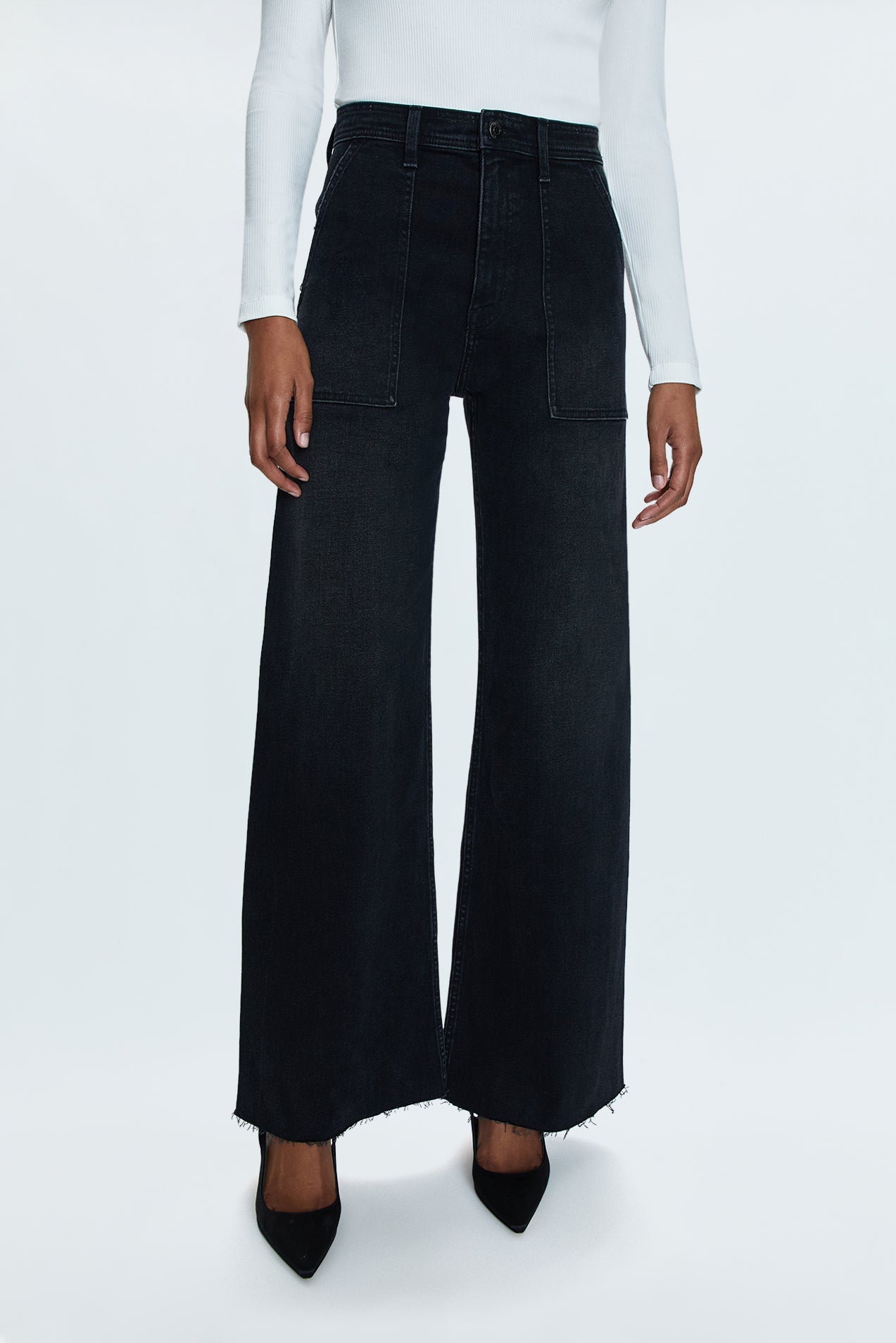 Penny High Rise Wide Leg Jean - Collins