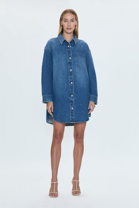 Elle Shirt Dress - Karat